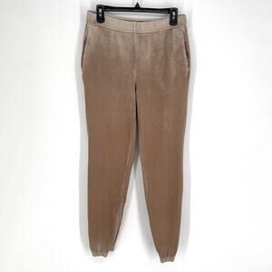 Cotton Citizen NEW Womens Milan Jogger Sweatpants Sx L Vintage Camel Pockets